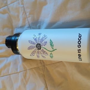 Life is Good aluminum water bottle 32 ounce